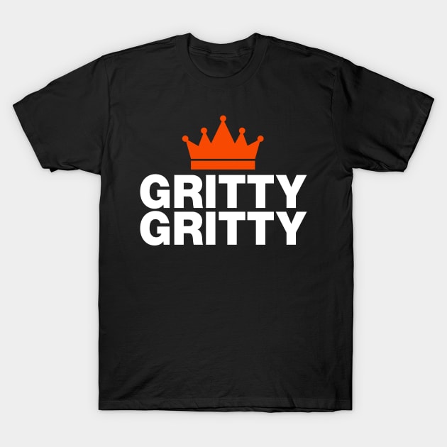 Gritty Gritty Philadelphia Hockey Mascot T-Shirt by fishbiscuit